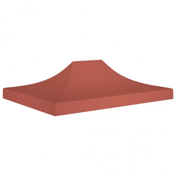 Techo de carpa para celebraciones terracota 4.5x3 m 270 g/m²