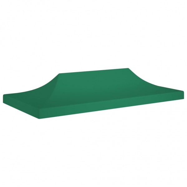 Techo de carpa para celebraciones verde 6x3 m 270 g/m²