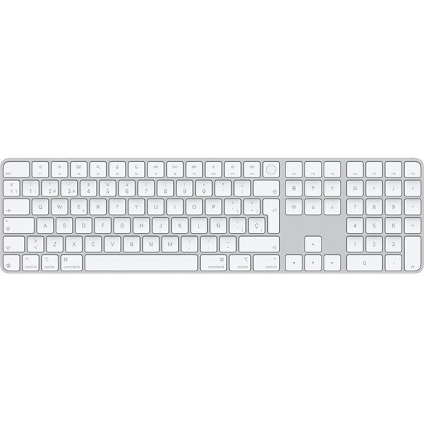 Teclado Inalámbrico Apple Magic Keyboard con Touch ID plata