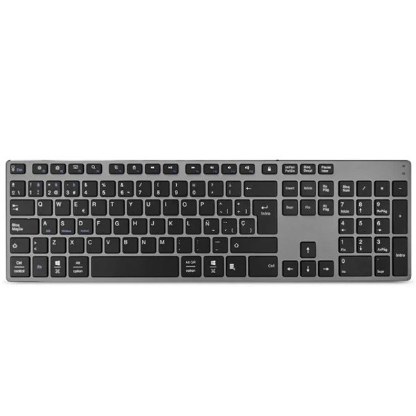 Teclado Inalámbrico Subblim 3ADE301 Advance Extended gris