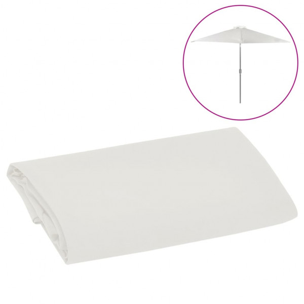 Tela de repuesto para sombrilla blanco arena 300 cm