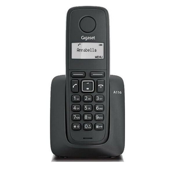 Teléfono inalámbrico Gigaset A116 negro