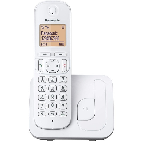 Teléfono Inalámbrico Panasonic KXTGC210SPW blanco