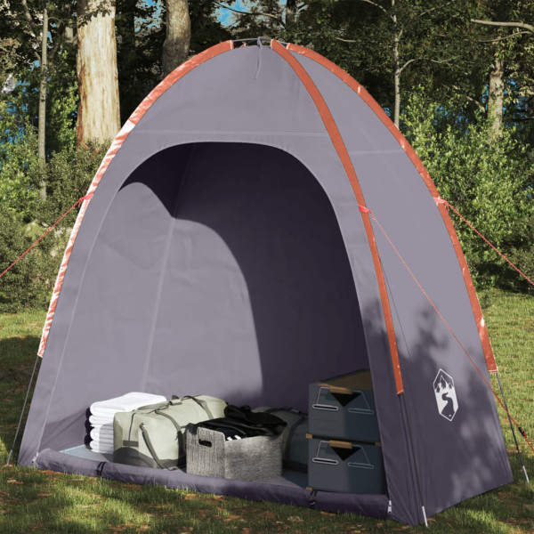 Tienda de almacenamiento impermeable gris y naranja