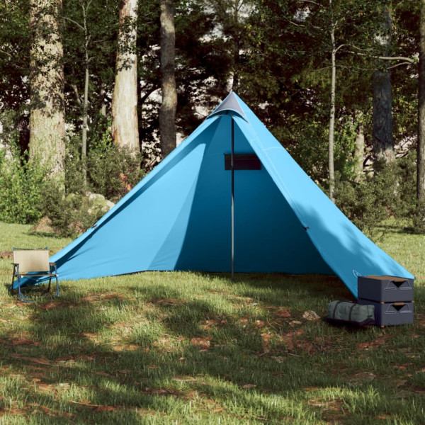 Tienda de campaña familiar tipi 7 personas impermeable azul