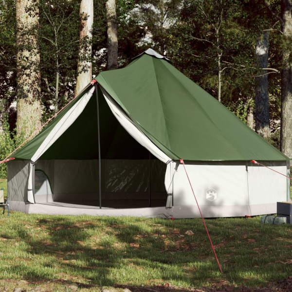 Tienda de campaña familiar tipi 8 personas impermeable verde