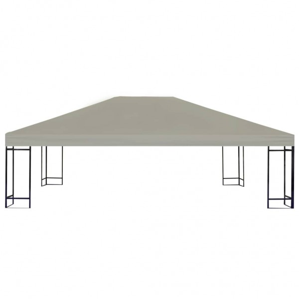 Toldo de cenador 310 g/m² 4x3 m beige