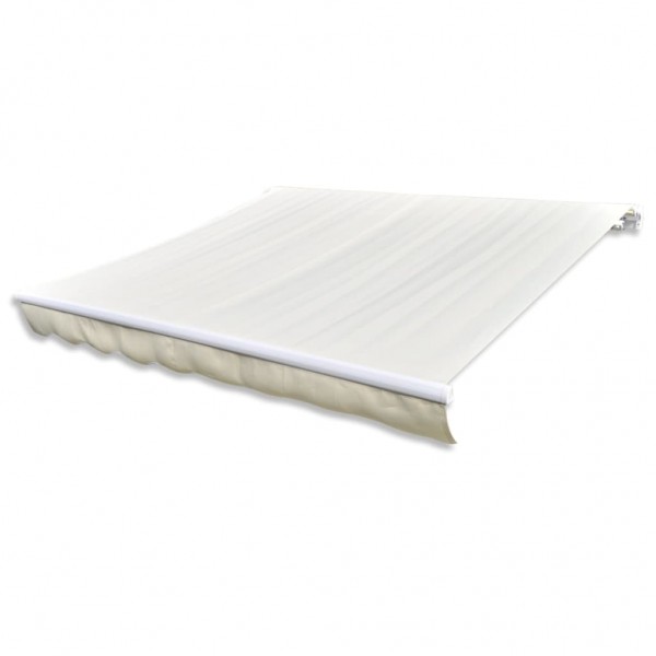 Toldo de lona blanco crema 450x300 cm