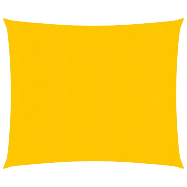 Toldo de vela amarillo HDPE 160 g/m² 2.5x3 m