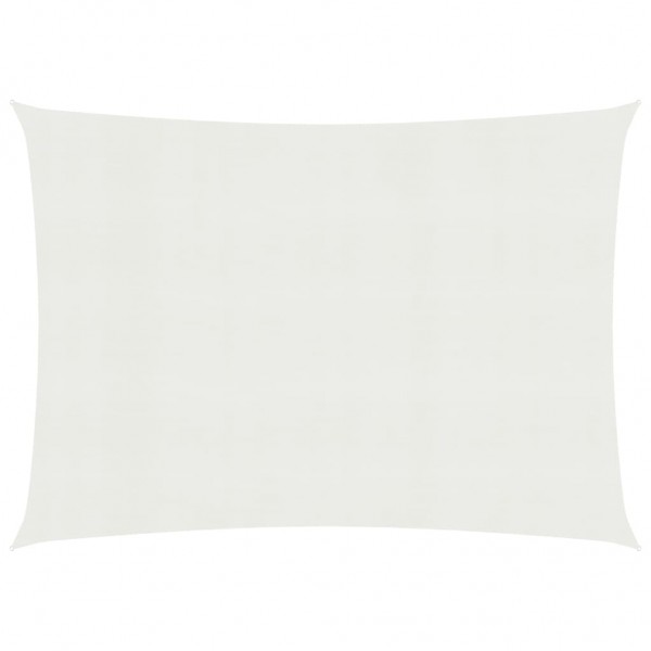 Toldo de vela blanco HDPE 160 g/m² 3.5x4.5 m