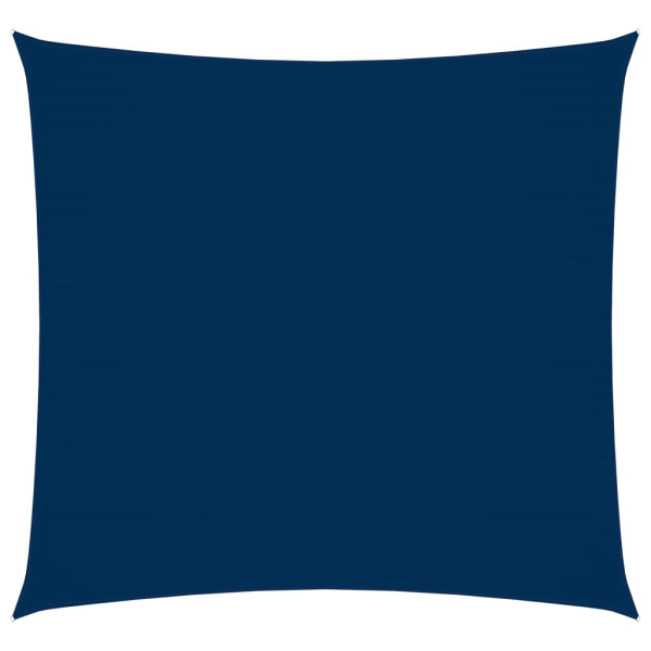 Toldo de vela cuadrado de tela oxford azul 4x4 m