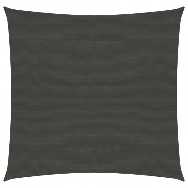 Toldo de vela gris antracita HDPE 160 g/m² 3x3 m