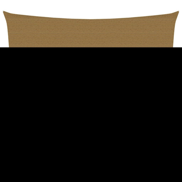 Toldo de vela gris taupe HDPE 160 g/m² 4.5x4.5 m