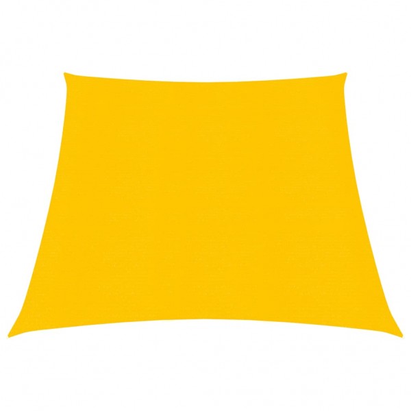 Toldo de vela HDPE amarillo 160 g/m² 3/4x2 m