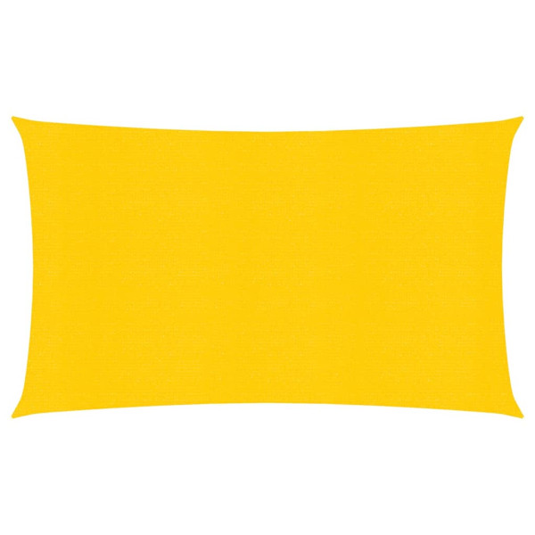Toldo de vela HDPE amarrilo 160 g/m² 3x6 m