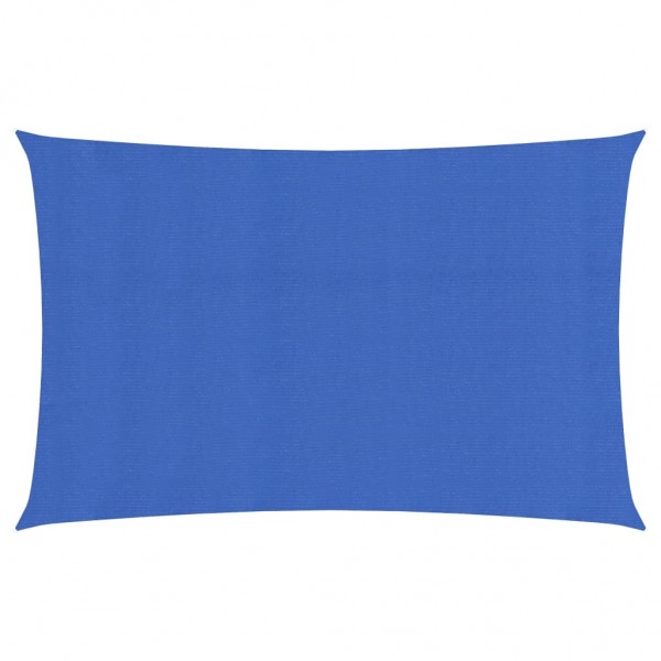 Toldo de vela HDPE azul 160 g/m² 2x5 m