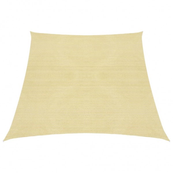 Toldo de vela HDPE beige 160 g/m² 3/4x2 m