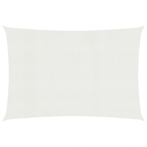 Toldo de vela HDPE blanco 160 g/m² 2.5x4 m