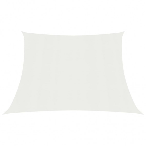 Toldo de vela HDPE blanco 160 g/m² 4/5x4 m