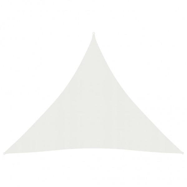 Toldo de vela HDPE blanco 160 g/m² 4.5x4.5x4.5 m