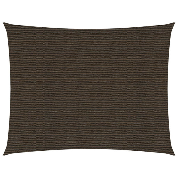 Toldo de vela HDPE marrón 160 g/m² 2x3 m