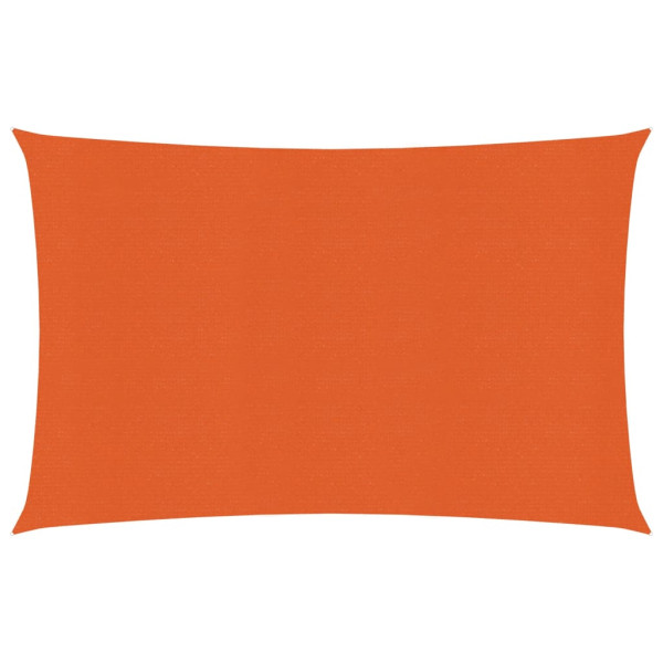Toldo de vela HDPE naranja 160 g/m² 3x4 m