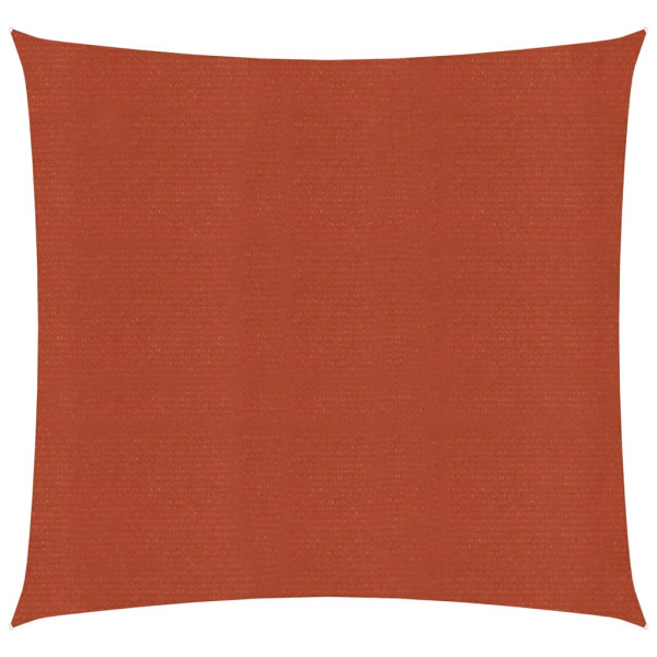 Toldo de vela HDPE terracota 160 g/m² 2.5x3 m