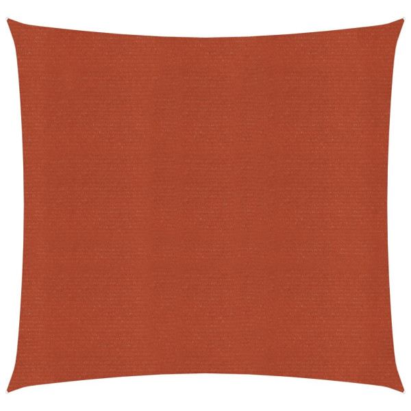 Toldo de vela HDPE terracota 160 g/m² 2x2.5 m