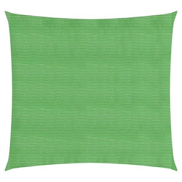 Toldo de vela HDPE verde claro 160 g/m² 2x2 m