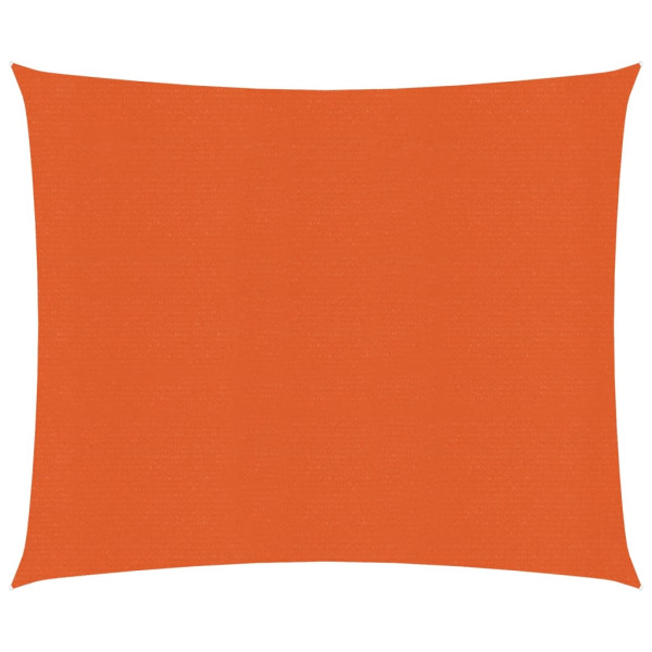 Toldo de vela naranja HDPE 160 g/m² 2x2.5 m