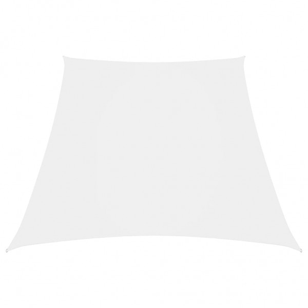 Toldo de vela tela oxford trapecio blanco 2/4x3 m