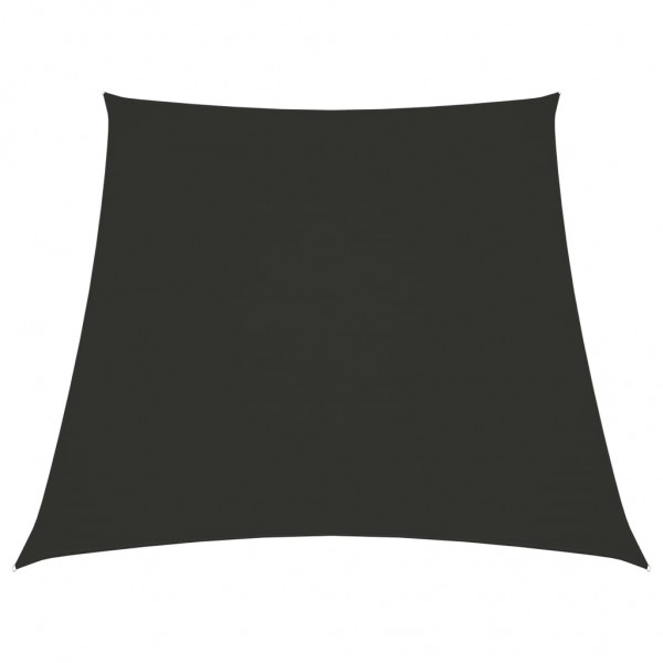 Toldo de vela tela oxford trapecio gris antracita 2/4x3 m