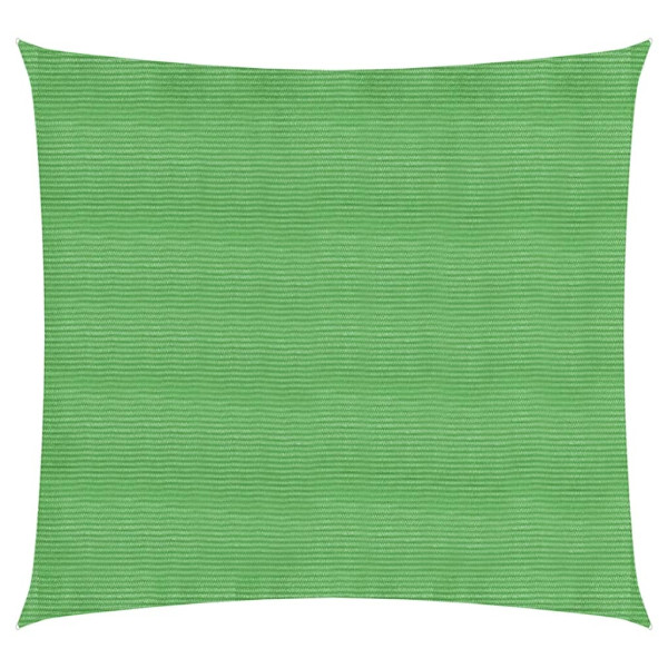 Toldo de vela verde claro HDPE 160 g/m² 2x2.5 m