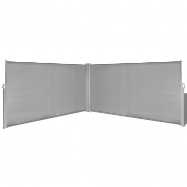Toldo Lateral Retráctil 160x600 cm Gris