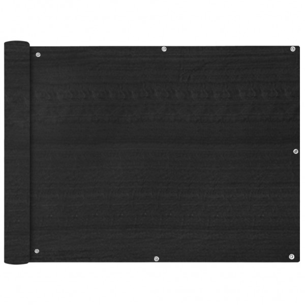 Toldo para balcón HDPE 90x400 cm gris antracita