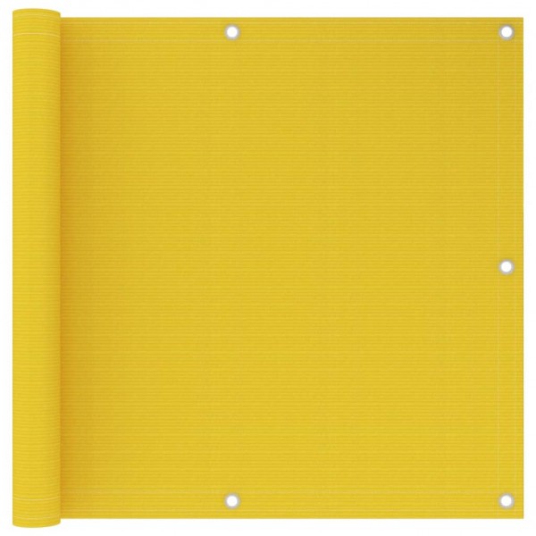 Toldo para balcón HDPE amarillo 90x600 cm
