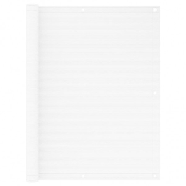 Toldo para balcón HDPE blanco 120x400 cm