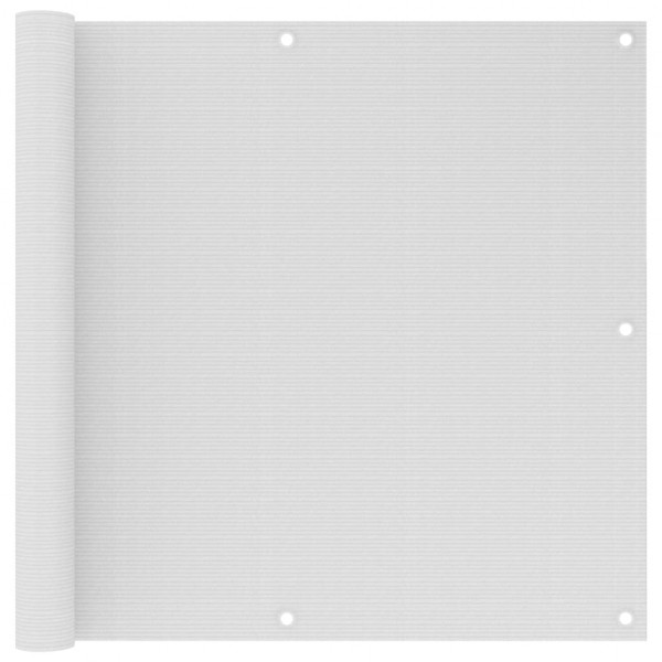 Toldo para balcón HDPE blanco 90x300 cm