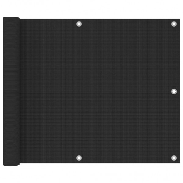 Toldo para balcón HDPE gris antracita 75x300 cm