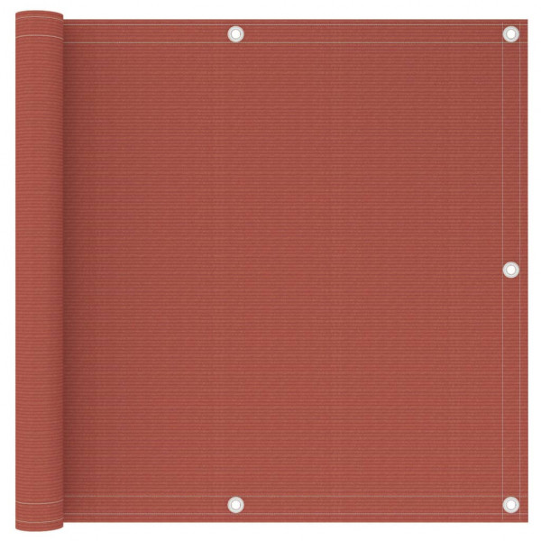 Toldo para balcón HDPE terracota 90x300 cm