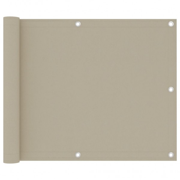 Toldo para balcón tela oxford beige 75x300 cm
