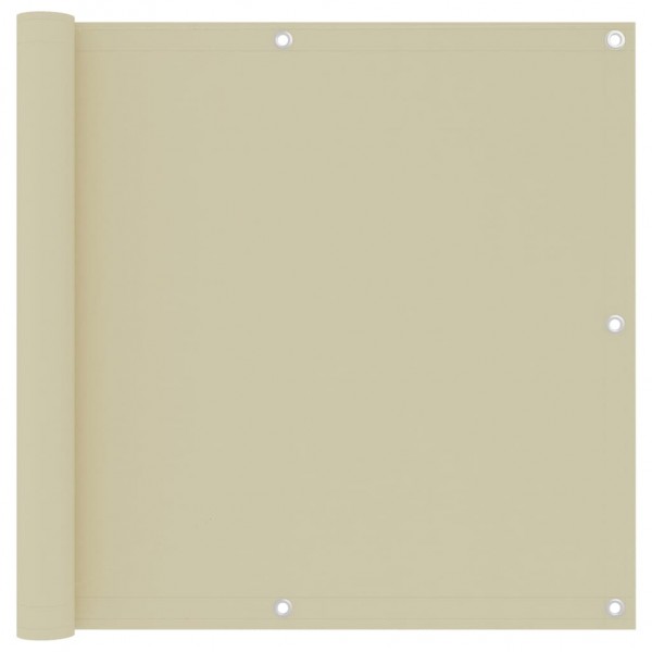 Toldo para balcón tela oxford crema 90x300 cm