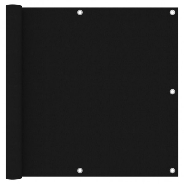 Toldo para balcón tela oxford negro 90x300 cm