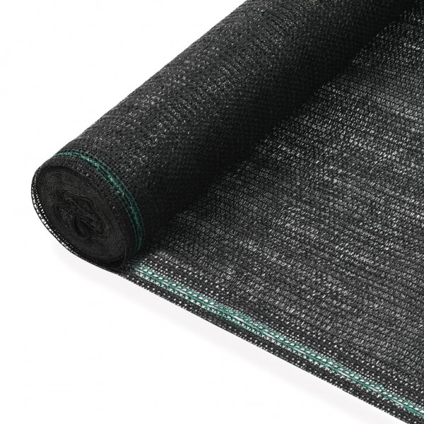 Toldo para pista de tenis HDPE 1.4x100 m negro