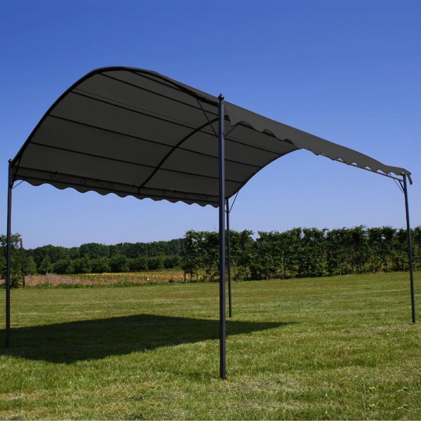 Toldo parasol gris antracita 3x4 m
