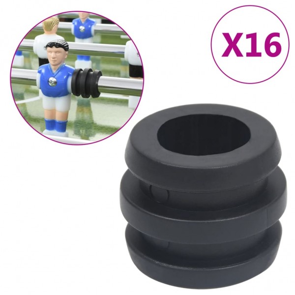 Topes de jugador de futbolín 15.9/16 mm barra 16 piezas