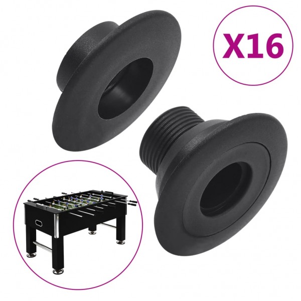 Topes para la mesa de futbolín barra 15.9/16 mm 16 piezas