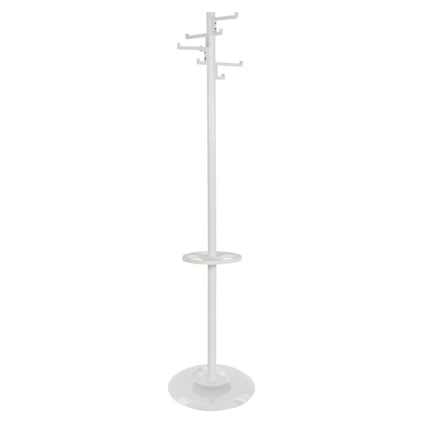 V-Part Perchero de pie con 8 ganchos Porcelain blanco 178 cm