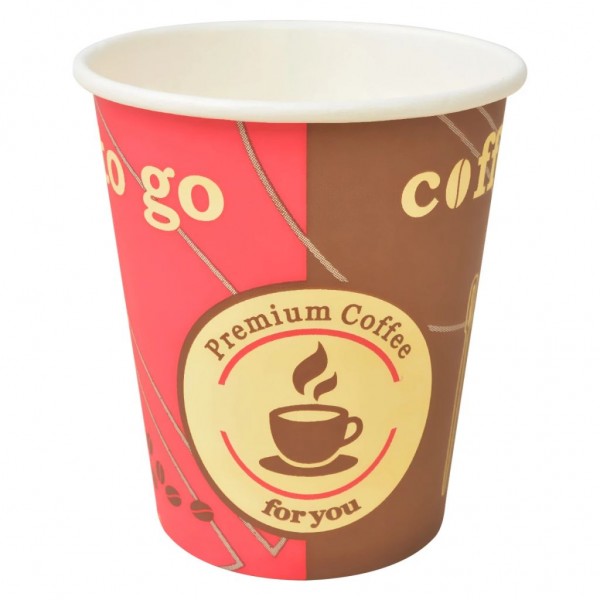 Vasos desechables para café 1000 unidades papel 240 ml 8 oz