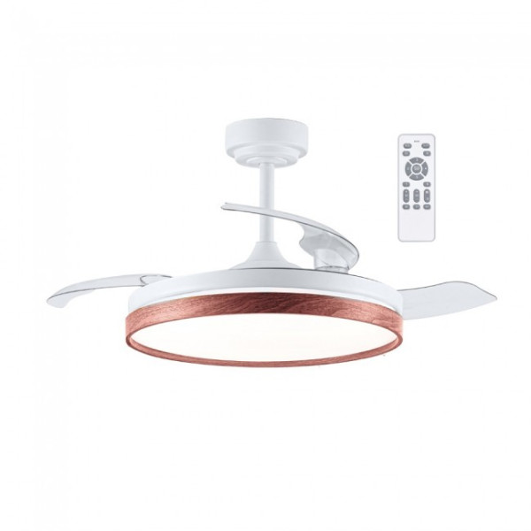 Ventilador LED aspas plegables Tamero Cerezo CCT Dim (72W)